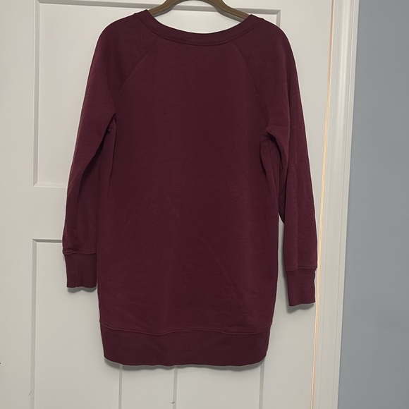 Burgundy Long Sleeve Sweater size: XS - Picture 5 of 6
